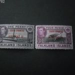 ANGOL GYARMAT- SOUTH ORKNEYS 1944 2 FÉLE* 4 EURO fotó