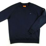 EREDETI ALPHA INDUSTRIES (M) ELEGÁNS *EXCLUSIVE* FÉRFI *MINŐSÉGI* SÖTÉTKÉKES-SZÜRKE PULÓVER fotó