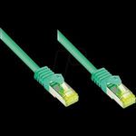 Good Connections 8070R-005G S/FTP CAT7 RJ45 Patch kábel 0.5m - Zöld (8070R-005G) fotó