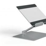 Tablet tartó állvány, asztali, DURABLE "RISE", ezüst fotó