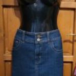 GARDRÓBVÁSÁR/ LOVE DENIM 10/38 RUGALMAS EGYENES FAZONÚ FARMER SZOKNYA fotó