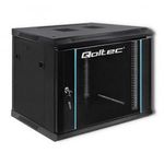 Qoltec 19" Fali rack szekrény 9U 600x500mm - Fekete (54463) fotó