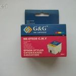 Epson G&g NE-0T039 C.M.Y color utángyártott tintapatron bontatlan ÚJ! 1 FT-RÓL NMÁ! Q. fotó