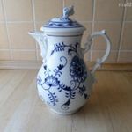 Régi-antik Meisseni hagymamintás porcelán kiöntő kanna 1 liter fotó