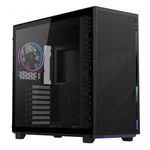 GIGABYTE AORUS C400 Glass Midi Torony Számítógépház + 4db 120mm ARGB ventilátor - Fekete (AC400G) fotó