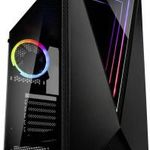 Kolink VOID RGB Midi torony Gaming doboz Fekete 1 előre telepített LED-hűtő, Oldalsó szélvédő, Po... fotó