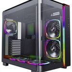 MONTECH KING 95 PRO Tempered Glass ARGB Midi torony Számítógép ház Fekete fotó