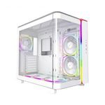 MONTECH KING 95 PRO Tempered Glass ARGB Midi torony Számítógép ház Fehér fotó