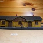 TT 1: 120 Auhagen komplett állomás, nyugdíjas bakterrel, vasútmodell fotó