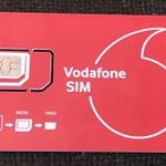 Vodafone SIM telefonkártya (A) fotó