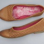MOSHULU kívül-belül bőr lyukacsos balerina, 37 / 37, 5 fotó