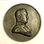 GRÓF RADETZKY JÓZSEF OLASZORSZÁGI GYŐZELMEINEK EMLÉKÉRE 1848 - 1849 KORABELI EMLÉK PLAKETT ÉREM fotó