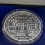 Bonn város 2000 éves jubileumi ezüst emlékérem 1989 999 ezüst eredeti tokban és papírokkal 250421 01 fotó