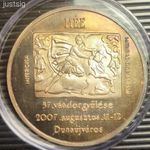 MÉE - 2007 - 125 éve született Berán Lajos / MÉE Dunaújváros - 37. Vándorgyűlés ezüst emlékérme fotó