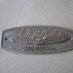 IKARUS 200 000 km fém tábla / plakett fotó