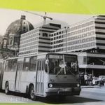 Gyűjtőknek iKARUS igazi retró fotó (fekete-fehér) csuklós buszról fotó