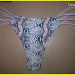 Tripla oldalpántú duplaanyagú bikini alsó, bugyi, féltanga M/40 fotó