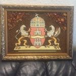 Címeres Budapest borostyán kép fotó