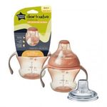 Tommee Tippee Closer to Nature transition cup tanulópohár rózsaszín, 150 ml fotó