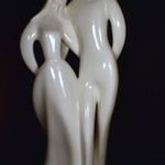 SZERELMESEK ... HÓFEHÉR ROYAL DOULTON PORCELÁN SZOBOR X fotó