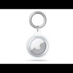 Szilikon védőtok és rögzítő kulcstartó Apple AirTag nyomkövetőhöz - átlátszó ( ECO csomagolás) (F... fotó