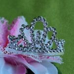 ESKÜVŐ HAD202 - MINI hajfésűs KORONA, tiara, hajdísz fotó