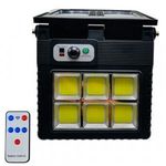 W783-6 Napelemes mozgásérzékelős hordozható COB LED reflektor ? 60W + távirányító fotó