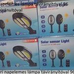 Kültéri napelemes lámpa távirányítóval 96 ledes távirányítóval HB-8188A COB LED fotó