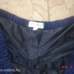 Újszerű ERFO 48-50-s sötétkék béléses, elasztikus szoknya. fotó