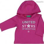 Benetton Új (címkés) Lány Kapucnis pulóver (Méret: 80) fotó