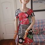 Nagyon szép mutatós egyedi ruha 38 40 42 93-100 mell 85 hossz poli elasztán fotó