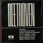 Beethoven, Dénes Kovács, Mihály Bächer – Sonatas For Violin And Piano, vinyl, LP, bakelit fotó