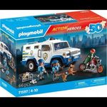 Playmobil 71597 Action Heroes - Pénzszállító páncélautó motoros rablóval (71597) fotó