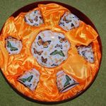 Kávéskészlet, lepkés fotó