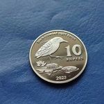 KÓKUSZ-SZIGETEK / COCOS (KEELING) ISLANDS 10 RÚPIA 2023 MADÁR! PÁLMAFA! RITKA! UNC! fotó