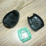 Rover 75 gyári 2 nyomógombos kulcs, kulcsház + elektronika 73370847C fotó