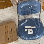 Új, bontatlan IKEA Örfjäll felnőtt forgószék fekete / Vissle sötétkék fotó