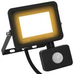 meleg fehér fényű szenzoros LED reflektor 20 W fotó