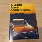 régi retró 1973-as audi 100 prospektus, hibátlan. fotó