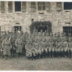 I. vh-s eredeti katonafotó, I. honv. gyalogezred tisztikara? Olasz front 1916 fotó