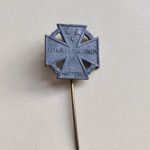 1VH Károly Csapatkereszt miniatűr jelvény kitüntetés 1Ft NMÁ fotó