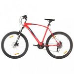 21 sebességes piros mountain bike 29 hüvelykes kerékkel 53 cm fotó