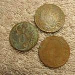 1 krajcár bronz - 1800 - 3db egyben fotó
