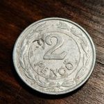 2 Pengő 1942 Sarló kalapács ellenjeggyel fotó
