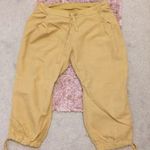 Női L-es nyári vékony pamut nadrág, laza fazon, oldalzsebes , capri hossza, designer -egyedi, fotó