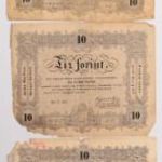 3 db. 10 forint 1848 /6 fotó