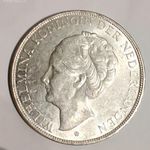 Holland 2&half; Gulden 1932 – Wilhelmina ezüst érme fotó