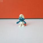 Eredeti Schleich Peyo Hupikék Törpikék takarító törpe ! Schleich 20052 fotó