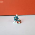 Eredeti Schleich Peyo Hupikék Törpikék telefonos törpe ! 1980-as kiadás ! Schleich 20062 fotó