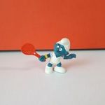 Eredeti Schleich Peyo Hupikék Törpikék teniszező törpe ! 1979-es kiadás ! Schleich 20049 fotó